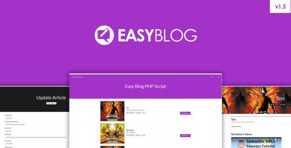 Easy Blog PHP Script